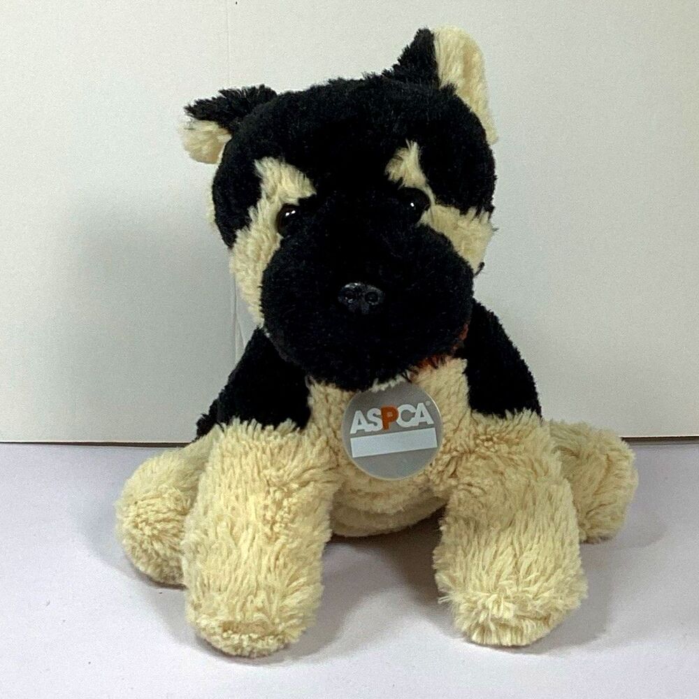 German Shepherd Dog Plush Stuffed Animal 2014 8" ASPCA